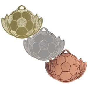 Medale w kształcie piłki nożnej MMC2838