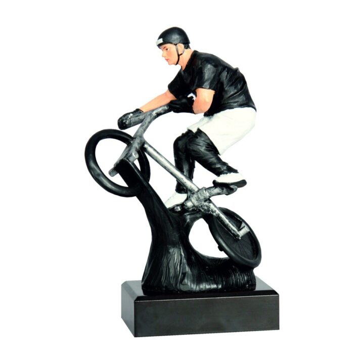 Statuetka odlewana RFST2047 - wyczynowa jazda na rowerze BMX