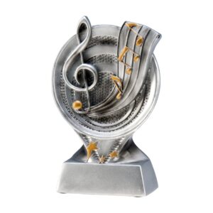 Statuetka z kluczem wiolinowym i nutami RS502