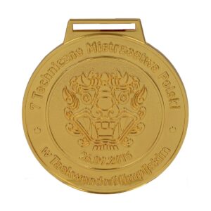 Medal odlewany złoto błyszczące