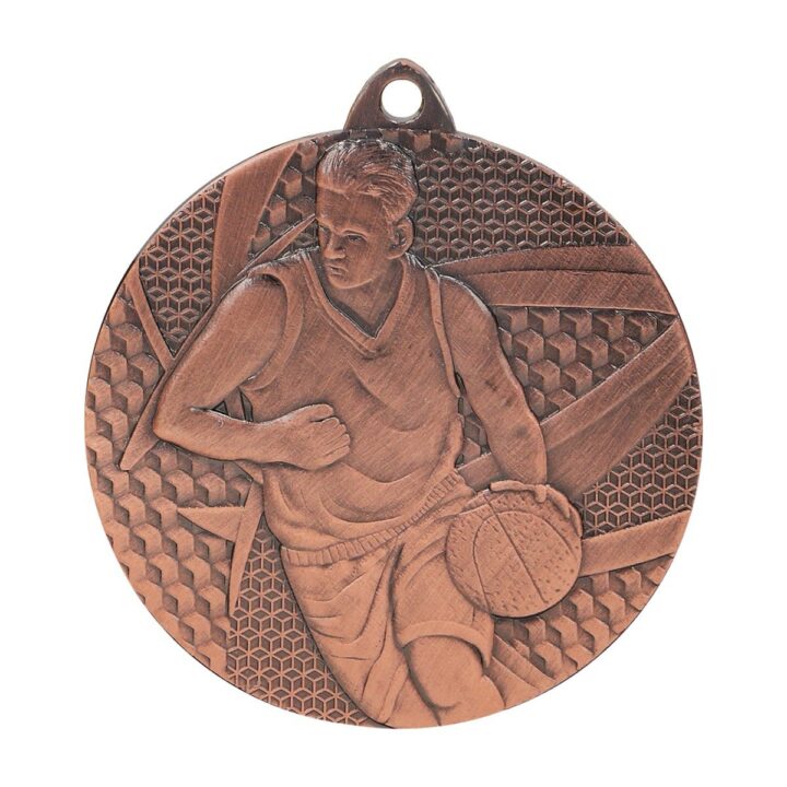 Brązowy medal trofeum koszykarskie MMC6850/B