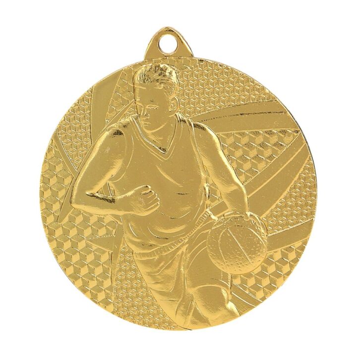 Złoty medal MMC6850/G - koszykarz