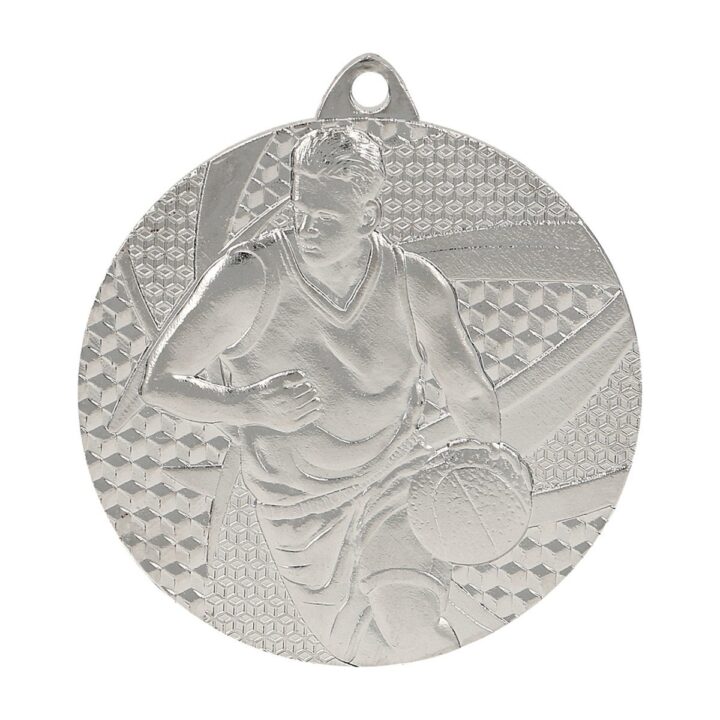 Srebrny medal nagroda koszykarska MMC6850/S
