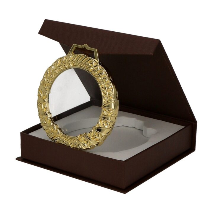 Złoty medal szklany MGM9060/G w etui