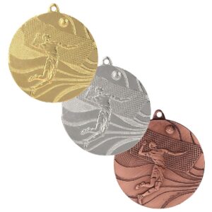 Medale MMC2250 z siatkarzem odbijającym piłkę w locie