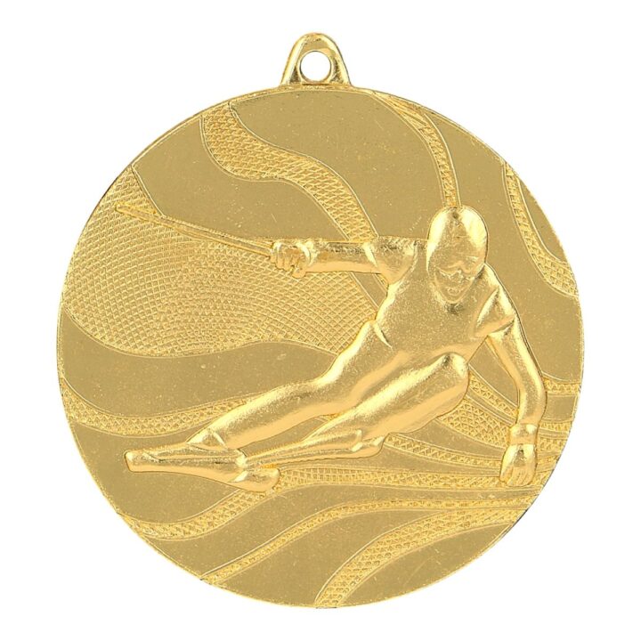 Złoty medal MMC4950/G zawody narciarskie