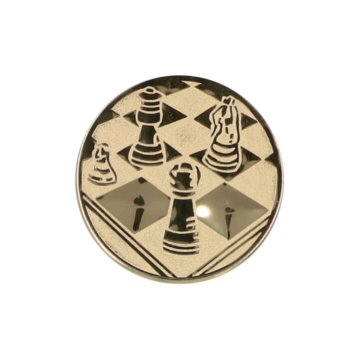 Emblemat z szachami i szachownicą