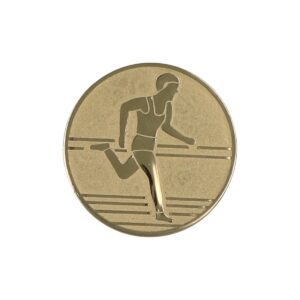 Emblemat złoty z biegaczem