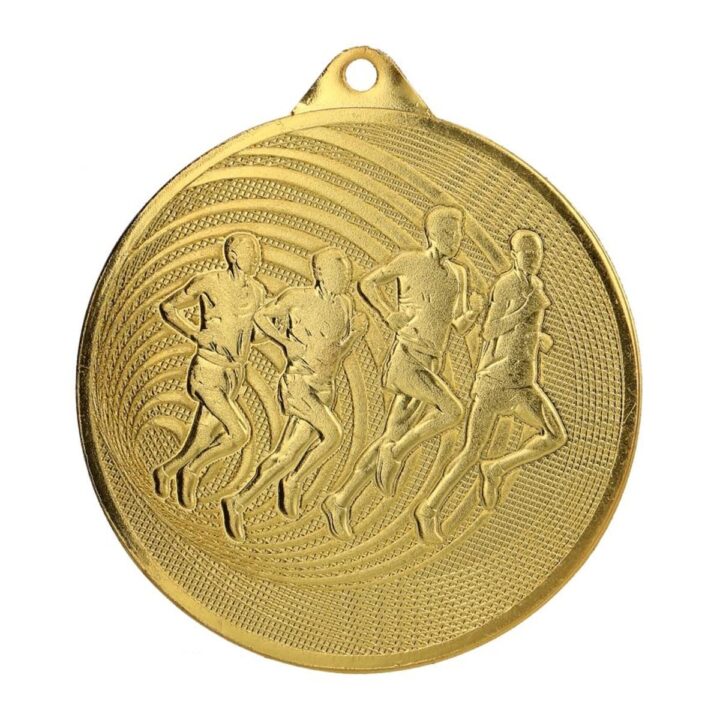 Złoty medal MMC3071/G - Biegi i maratony