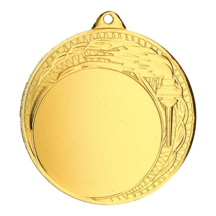 Złoty medal MMC3078/G - znicz olimpijski