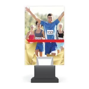 Statuetka szklana biegi i maratony CONNECT+ Glass CG01/RUN