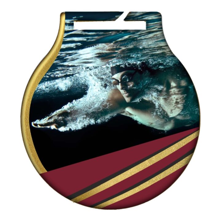 Medal pływacki MC61/G/SWI