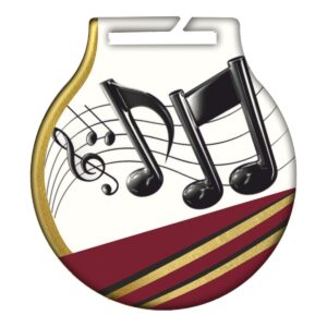 Medal muzyczny z nutami MC61/G/MUS