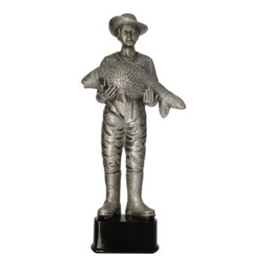 Statuetka RFST3037/S figurka rybaka trzymającego rybę