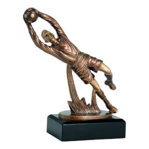 Statuetka RFXR3137/BR - bramkarz piłka nożna