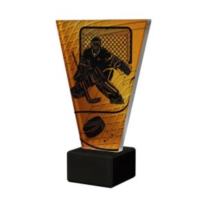 Statuetka szklana VL1/HOC1 - bramkarz hokej