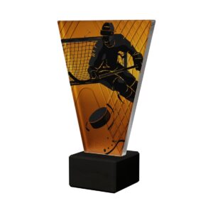 Statuetka szklana VL1/HOC2 - napastnik hokej