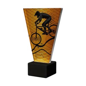 Statuetka szklana VL1/MTB - nagroda MTB kolarstwo górskie, zjazdowe