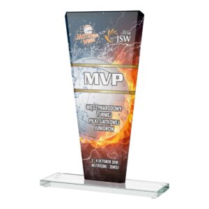 Statuetka szklana GS103 - siatkówka MVP