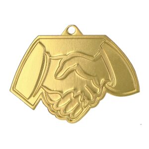Medal metalowy MMC47050 - Uścisk dłoni