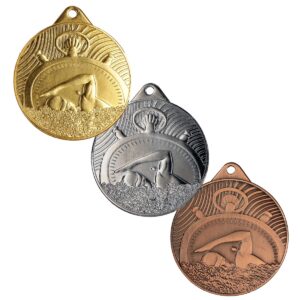 Medal metalowy MMC33050 - Pływanie