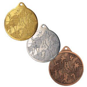 Medal metalowy MMC35050 - Taniec