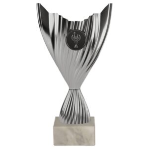 Srebrny puchar plastikowy 8386